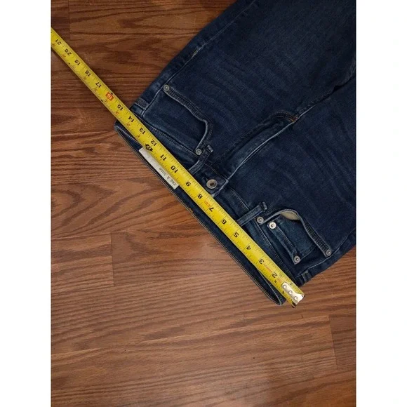 Rag Bone Womens Jasper Skinny‎ Jeans Dark Wash Raw Hem Size 27 - Picture 4 of 8